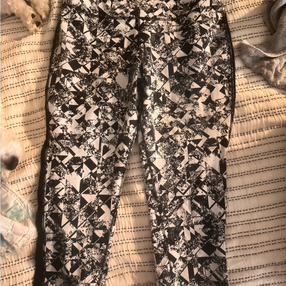 Nike Black and White  capris